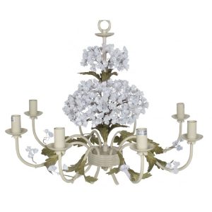 Inart 3-10-282-0072 Φωτιστικό οροφής 8 φωτο πασχαλιά