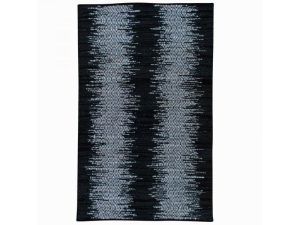 Χαλί Ασπρόμαυρο δερμάτινο υφαντό 120x180εκ.