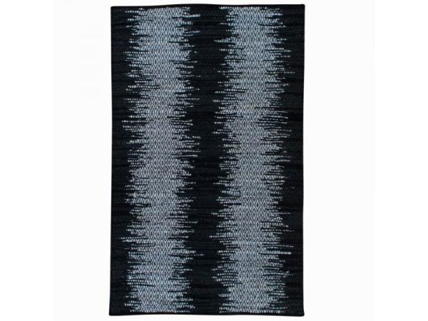 Χαλί Ασπρόμαυρο δερμάτινο υφαντό 120x180εκ.