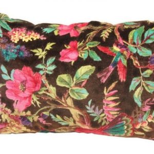 Μαξιλαρι βελουτε floral 35x50cm