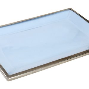 ΔΙΣΚΟΣ ΔΙΑΚΟΣΜΗΤΙΚΟΣ ΓΑΛΑΖΙΟΣ ΚΕΡΑΜΙΚΟΣ ΜΕΤΑΛΛΙΚΟ ΠΛΑΙΣΙΟ 50Χ28Χ3