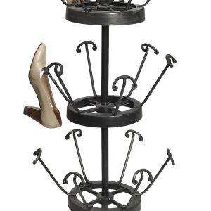 Παπουτσοθήκη μεταλλική περιστρεφόμενη.