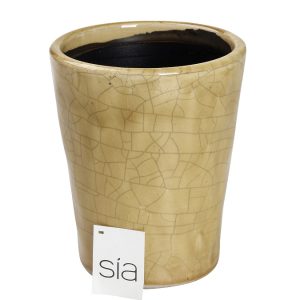 Κασπώ κεραμικό Sia κρακελέ λαδί σειρά serax.