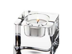 Orrefors Κηροπήγιο Ice Cube 6521862 70mm