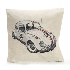 Διακοσμητικο μαξιλαρι με σκαραβαιο σε μπεζ φοντο 45x45cm