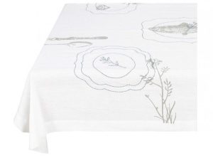 PIP STUDIO ΤΡΑΠΕΖΟΜΑΝΤΗΛΟ ΦΑΓΗΤΟΥ ΛΕΥΚΟ 150Χ250cm