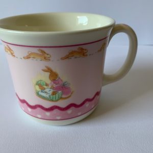 ROYAL DOULTON ΠΟΡΣΕΛΑΝΙΝΗ ΚΟΥΠΑ ΠΑΙΔΙΚΗ ΡΟΖ ΜΕ ΚΟΥΝΕΛΑΚΙΑ 