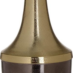 Inart Βάζο Αλουμίνιο Χρυσό/Μαύρο Δ15x46cm. 3-70-388-0386