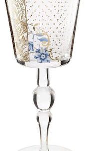 PIP STUDIO Ποτήρι Κρασιού Royal Golden Flower 360ml