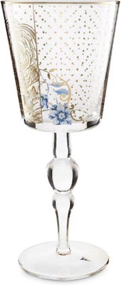 PIP STUDIO Ποτήρι Κρασιού Royal Golden Flower 360ml