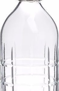 INART Καράφα Γυάλινη με Μεταλλικό Στόμιο 10x10x37cm. 3-70-085-0118