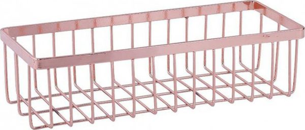 ESPIEL ΚΑΛΑΘΙ ΟΡΘΟΓΩΝΙΟ ΧΑΛΚΙΝΟ ΜΕΓΑΛΟ. 30x11x11εκ. HOT3639 