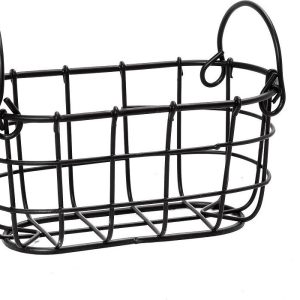 ESPIEL Kαλάθι Μεταλλικό Μαύρο. 19,5x9,5x9εκ. TAK216