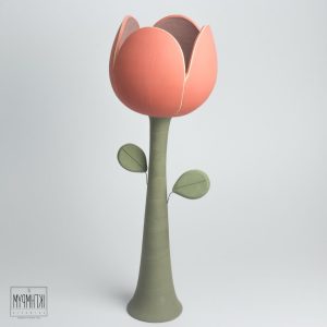 Μυρμήγκι - Χειροποίητη κεραμική διακοσμητική τουλίπα. 13x38. oikd81