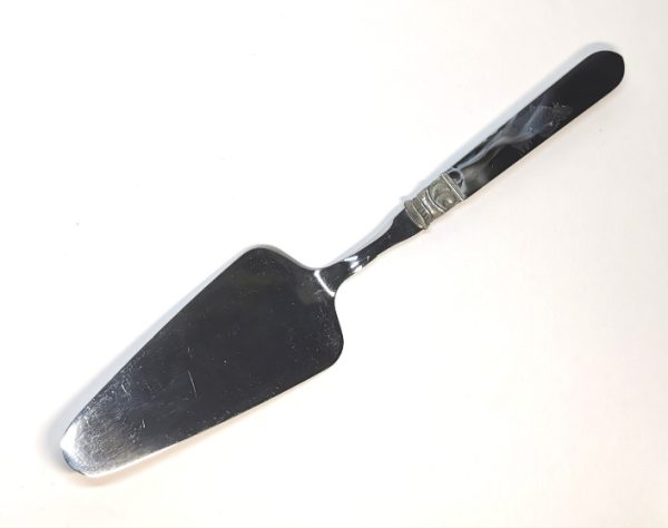 Σπάτουλα σερβιρίσματος inox - βακελίτης.  oikd95