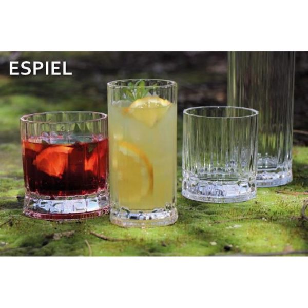  ESPIEL NUDE ΠΟΤΥΡΙ WHISKY  ΣΕΤ 6ΤΜΧ. 9,7Χ8,7.  NU68184-6 - Image 2