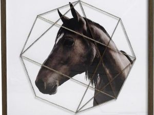 ESPIEL Κάδρο Άλογο  50x50εκ. RAM201