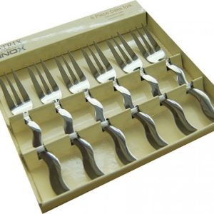 Πιρουνάκια Γλυκού Ανοξείδωτα 18/0 Σετ 6 Τεμαχίων. 8-00932