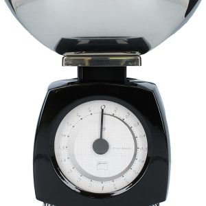 Giannini Αναλογική ζυγαριά κουζίνας σε μαύρο μεταλλικό χρώμα. 2kg. 6114