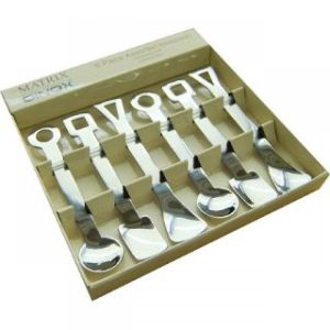 Κουταλάκια καφέ Ανοξείδωτα 18/0 Σετ 6 Τεμαχίων. 8-00938