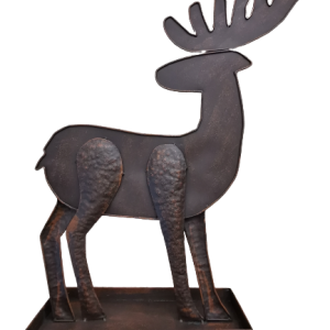 Διακοσμητικός τάρανδος από μέταλλο. 73x55cm. oikos96