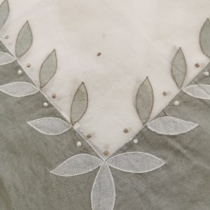 ΤΡΑΠΕΖΟΜΑΝΤΗΛΟ ΤΕΤΡΑΓΩΝΟ 100% ΒΑΜΒΑΚΕΡΟ ΜΠΕΖ/ΓΚΡΙ. 100X100cm. oikos70