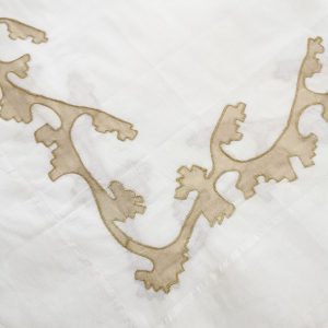 ΤΡΑΠΕΖΟΜΑΝΤΗΛΟ ΤΕΤΡΑΓΩΝΟ 100% ΒΑΜΒΑΚΕΡΟ ΜΠΕΖ/ΚΑΦΕ. 100X100cm. oikos69