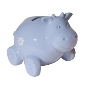 Κουμπαράς παιδικός ιπποπόταμος - Πορσελάνη 12cm. JON390B
