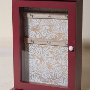 Κλειδοθήκη Mdf - κερασί. 20x27cm. Sta59608bg