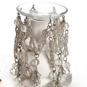 Διακοσμητικά κηροπηγίων με χάντρες. oikos357