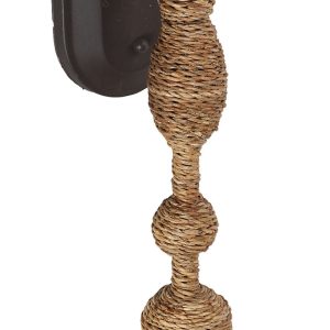 Φωτιστικό Απλίκα σχοίνινη/μονή. 41x11cm. oikos250