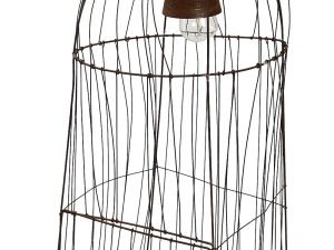 Φωτιστικό οροφής  Κλουβί -μέταλλο. 90x34x34cm. oikos254