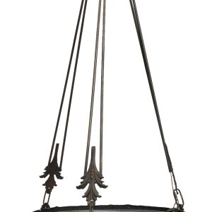 Φωτιστικό οροφής χειροποίητο γυάλι μέταλλο μονό φωτό. 70x35cm. 3.100gr. oikos231