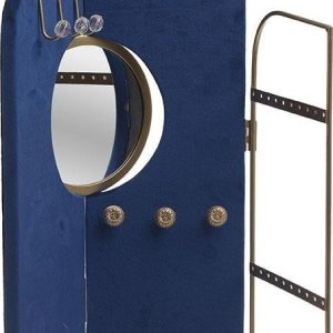 INART ΜΠΙΖΟΥΤΙΕΡΑ ΒΕΛΟΥΔΙΝΗ ΜΠΛΕ. 38X1X40cm.  3-70-286-0009