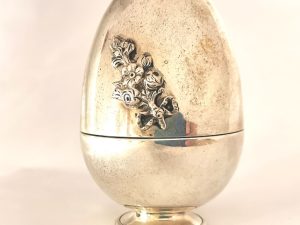 Χειροποίητο Αυγοθήκη - ασήμι. 11x7cm. oikos415
