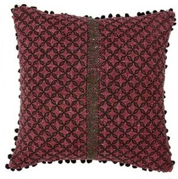 Μαξιλάρι Khadi -Μπορντώ. 45x45cm. NACC408GP