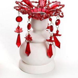 Διακοσμητικά κηροπηγίων με χάντρες. oikos397