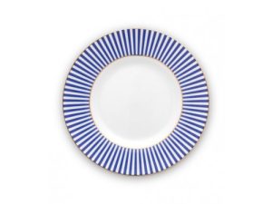 PIP STUDIO ΠΟΡΣΕΛΑΝΙΝΟ ΠΙΑΤΟ ΓΛΥΚΟΥ ΑΣΠΡΟ/ΜΠΛΕ ROYAL STRIPES 17cm 