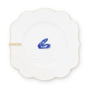 PIP STUDIO ΠΟΡΣΕΛΑΝΙΝΟ ΠΙΑΤΟ ΑΣΠΡΟ/ΜΠΛΕ ΟΣΤΡΑΚΟ ROYAL YERSEKE 23.5cm