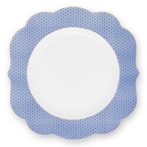 PIP STUDIO ΠΟΡΣΕΛΑΝΙΝΟ ΠΙΑΤΟ ΦΑΓΗΤΟΥ ΑΣΠΡΟ/ΜΠΛΕ ROYAL YERSEKE 28cm