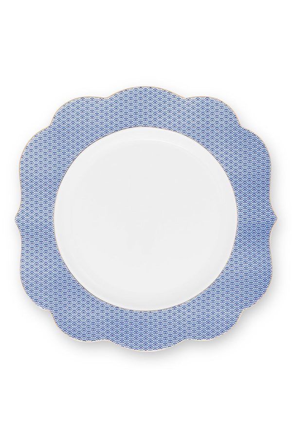PIP STUDIO ΠΟΡΣΕΛΑΝΙΝΟ ΠΙΑΤΟ ΦΑΓΗΤΟΥ ΑΣΠΡΟ/ΜΠΛΕ ROYAL YERSEKE 28cm