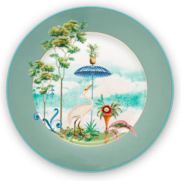 PiP Studio Πιατέλα Σερβιρίσματος Jolie Blue Στρογγυλή Q32cm.  51.001.253