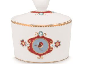 PIP STUDIO ΠΟΡΣΕΛΑΝΙΝΗ ΖΑΧΑΡΙΕΡΑ LOVE BIRDS ΛΕΥΚΗ 