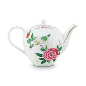 Pip Studio Τσαγιέρα Πορσελάνης Blushing Birds ασπρη 1.6ltr