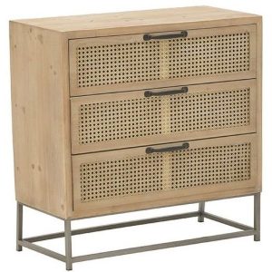 INART ΣΥΡΤΑΡΙΕΡΑ ΞΥΛΙΝΗ ΦΥΣΙΚΟ ΧΡΩΜΑ RATAN 75Χ37Χ76