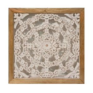 INART ΔΙΑΚΟΣΜΗΤΙΚΟ ΤΟΙΧΟΥ ΞΥΛΟΓΛΥΠΤΟ NATURAL/ΕΚΡΟΥ 63Χ3Χ63