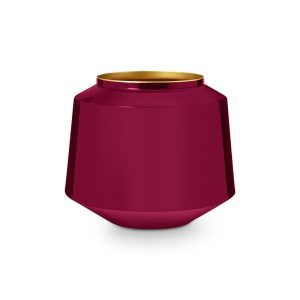 ΜΕΤΑΛΛΙΚΟ ΒΑΖΟ ΜΠΟΡΝΤΩ PIP STUDIO 22CM
