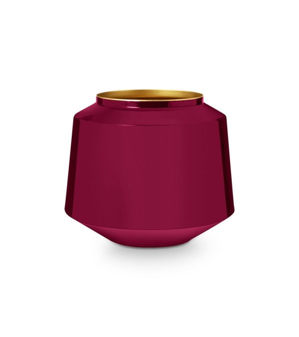 ΜΕΤΑΛΛΙΚΟ ΒΑΖΟ ΜΠΟΡΝΤΩ PIP STUDIO 22CM
