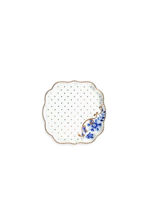 Πιατάκι για Σακουλάκι Τσαγιού Pip Studio “Royal White” – 10 cm x 10 cm