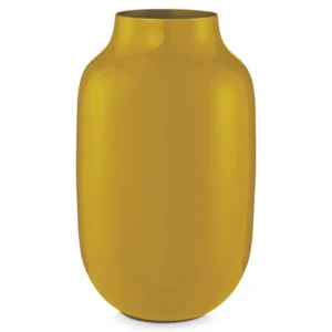 Μεταλλικό Οβάλ Βάζο Pip Studio “Κίτρινο” – Ύψος 30 cm